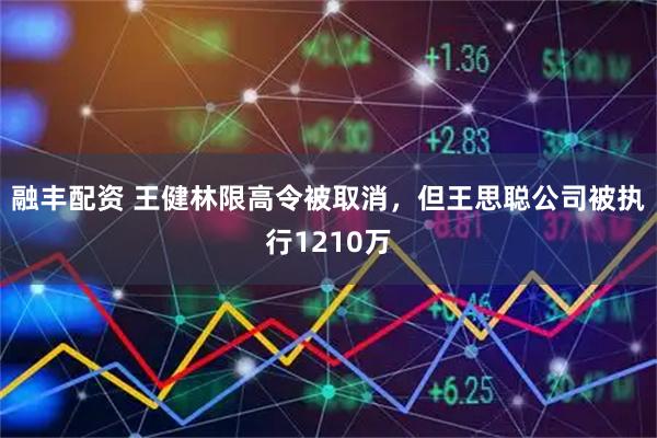 融丰配资 王健林限高令被取消，但王思聪公司被执行1210万